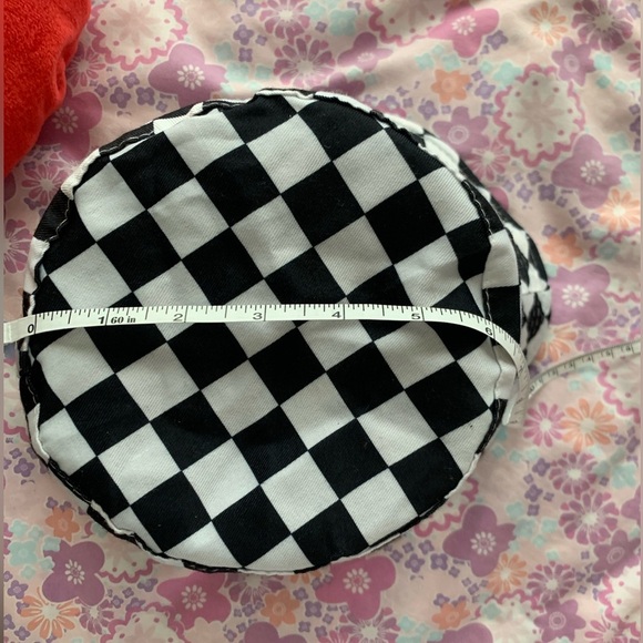 Black & white Checkerboard reversible bucket hat - Picture 5 of 6